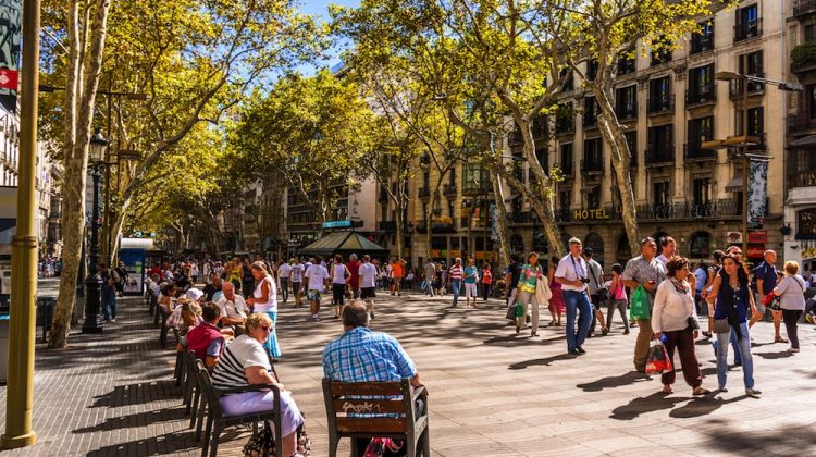 شارع لا رامبلا برشلونة